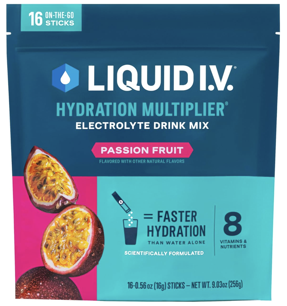 Liquid I.V. hydration multiplier electrolyte drink mix packets